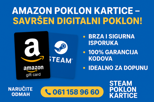 Amazon Poklon Kartice – Savršen digitalni poklon u Srbiji
