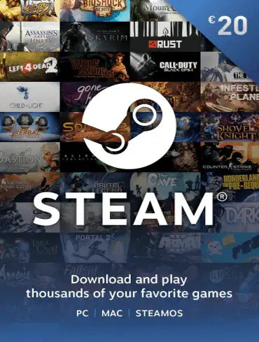 Steam poklon kartica 20€ Srbija instant kod
