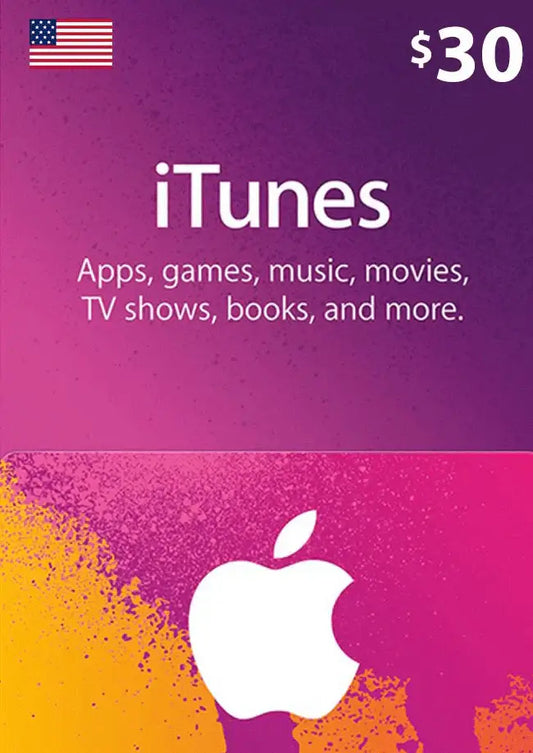 iTunes Gift Kartica 30 – Digitalni Kod, Instant Dostava