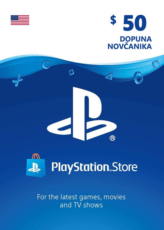 US50 PlayStation Gift Card - Digitalni Kod Instant Dostava