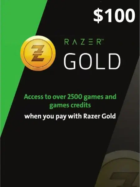Razer Gold Gift Kartica $100 – sigurna kupovina.